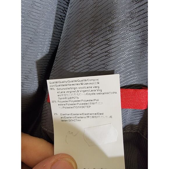 Hugo Boss 2-Button Grey Sport Coat Suit Jacket Blazer - 42R - Picture 9 of 10